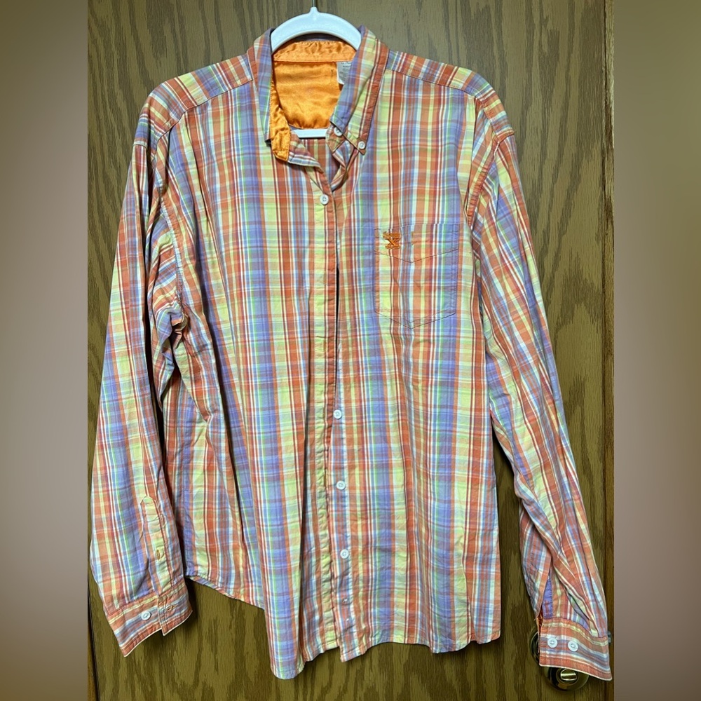 Orange base button up